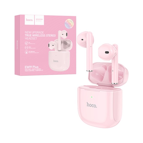 Hoco True Wireless Earbuds EW19 Plus Delighted Bluetooth V5.3 Sierra Pink Hoco True Wireless Earbuds EW19 Plus Delighted Bluetooth V5.3 Sierra Pink